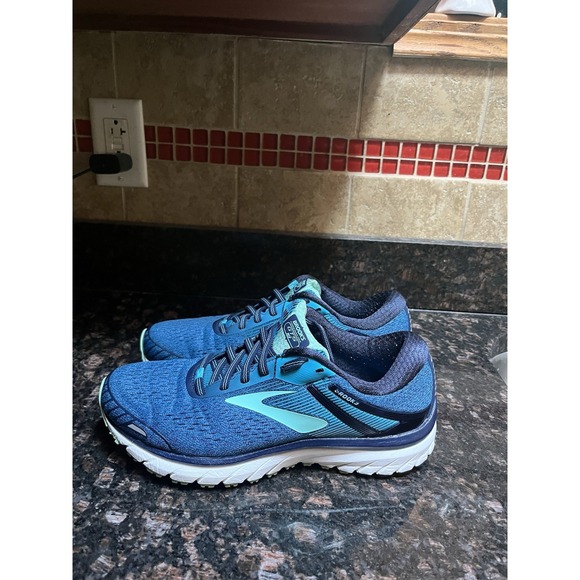 Brooks Adrenaline GTS 18 Blue Running Shoes  Women Sneakers Size 9.5B - Picture 1 of 12